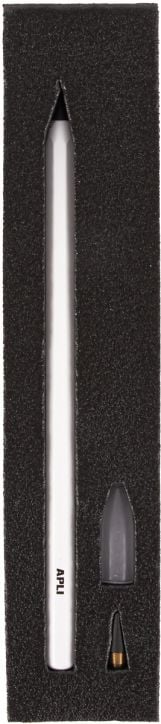 Графитен молив Apli Infinite Neon HB, бял