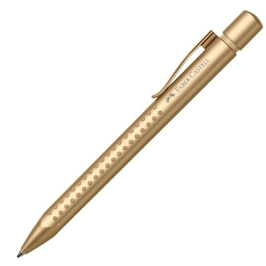 Комплект Faber-Castell - Химикалка и писалка Grip Edition Gold
