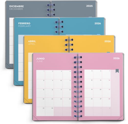 Седмичен тефтер - органайзер Miquelrius Tigers от септември 2025 до август 2026 г.