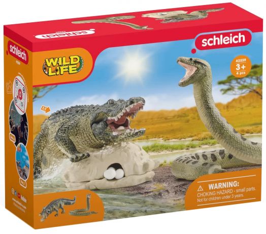 Комплект Schleich: Опасни влачуги от блатото