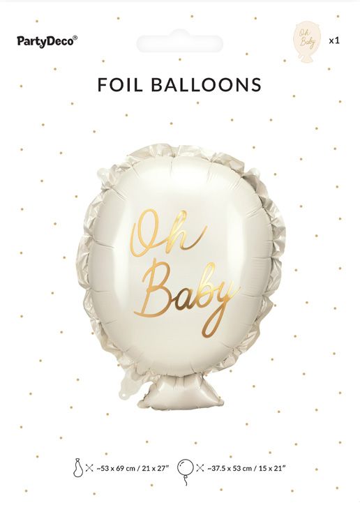Фолиев балон PartyDeco - Oh Baby