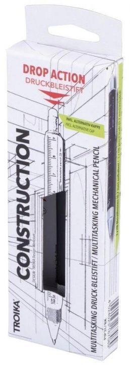 Автоматичен молив Troika Construction 0,7 мм, сребрист