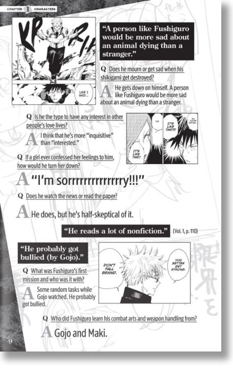Jujutsu Kaisen: The Official Character Guide