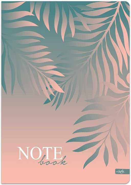 Тетрадка Lastva Tropical, A4, 96 листа, широки редове