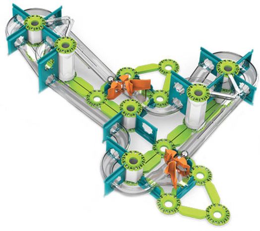 Магнитен конструктор Geomag Mechanics Gravity Re Race Track, 67 части