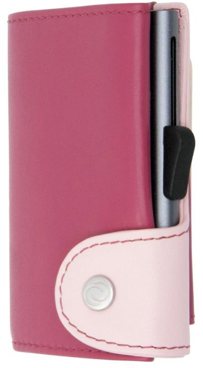 Портфейл за карти и монети C-secure Cherry/Blush