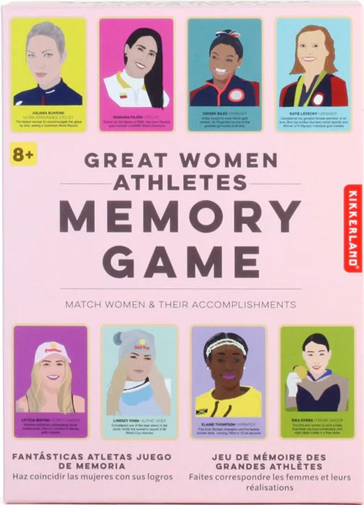 Мемори игра Kikkerland - Известни жени атлети