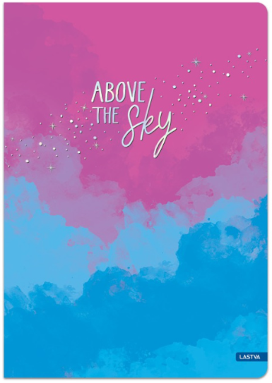 Тетрадка Lastva Sky, A4, 96 листа, широки редове