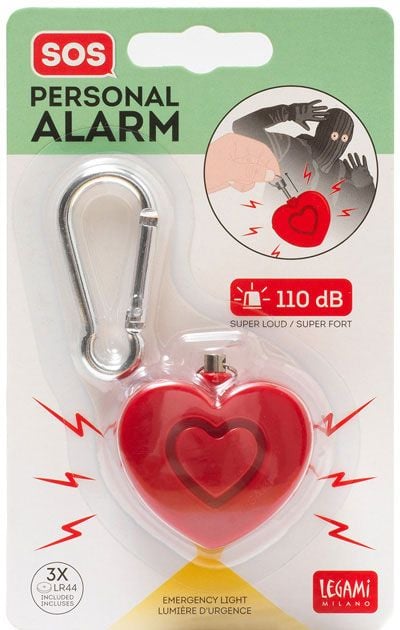Персонална аларма за безопасност с LED светлина Legami