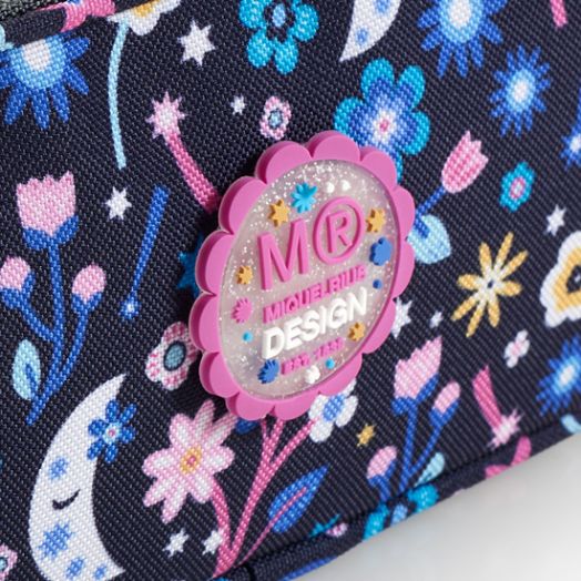 Несесер Miquelrius Night Garden с три отделения, овален