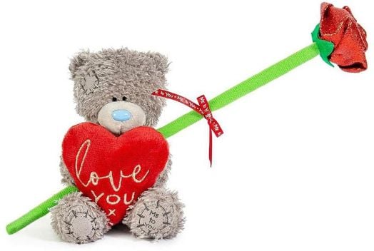Комплект Me To You - Плюшено мече и роза
