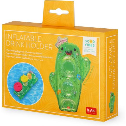 Надуваема поставка за напитки Legami - Cactus