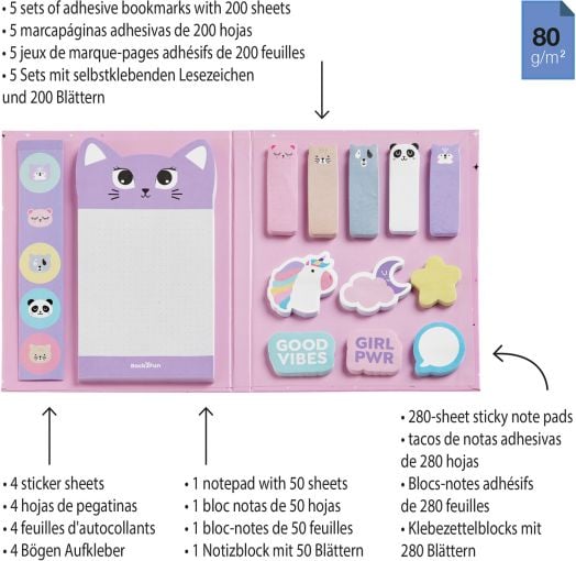 Тефтер Miquelrius Back2Fun с лепящи листчета