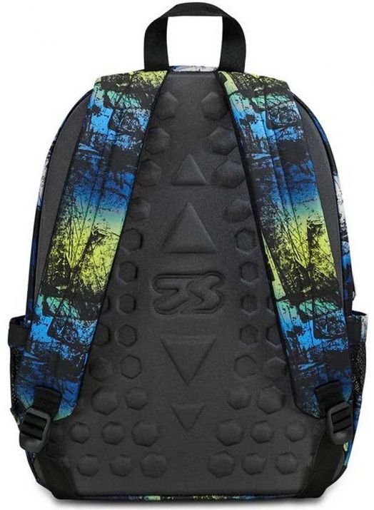 Ученическа раница Seven Freethink Ocean Blue с две отделения и USB порт