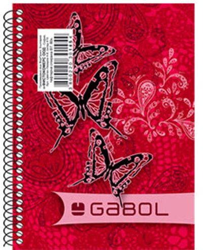 Тефтерче Gabol със спирала, B7, 80 листа