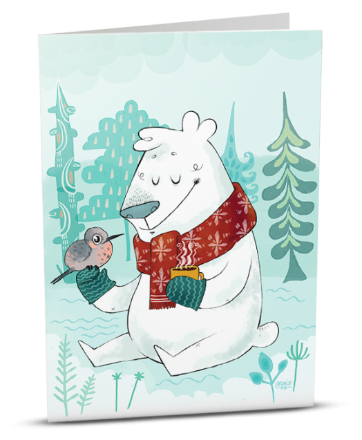 iGreet Картичка - Мечешка зима