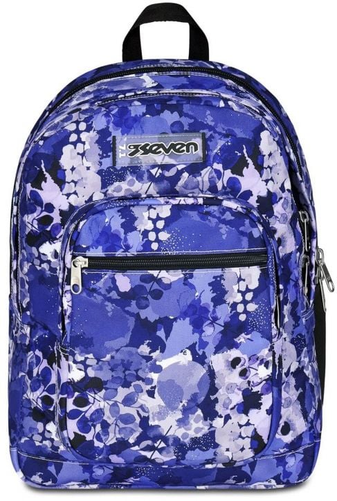 Ученическа раница Seven Freethink Violet с две отделения и USB порт