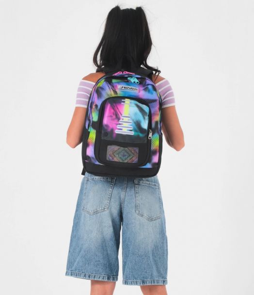 Ученическа раница Seven Freethink Write Down Fluo