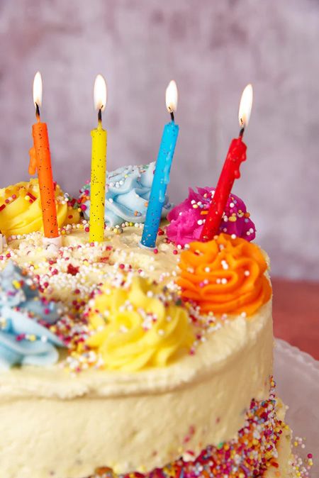 Свещички Creative Party - Пастелни цветове с брокат, 12 бр.