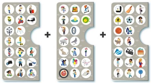 Асоциативна игра-пъзел Apli Kids - Градът, 104 части