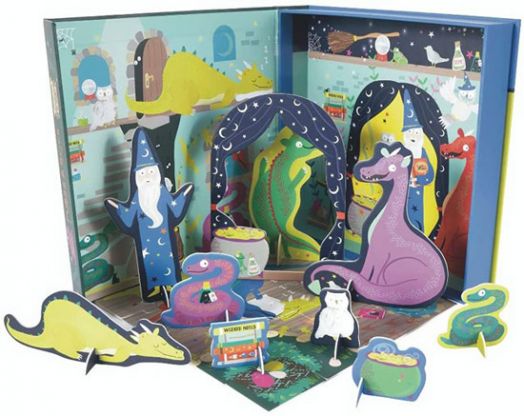 Сцени с фигурки Floss & Rock, Pop-out Play scenes, Spellbound - Магьосник