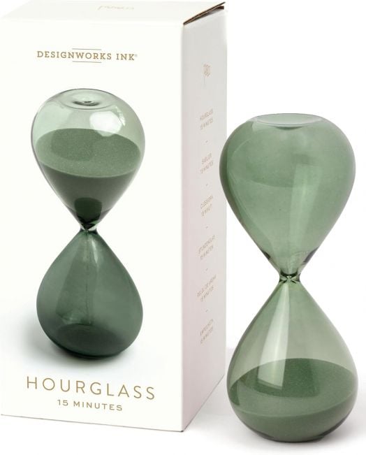 Пясъчен часовник DesignWorks Ink Evergreen, 15-минутен