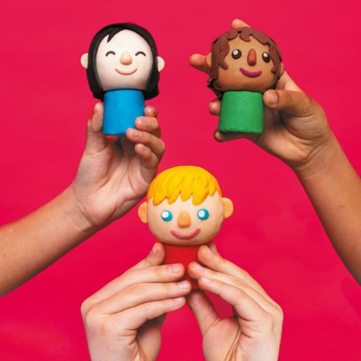 Пластилин Jovi Multicultural, 6 цвята