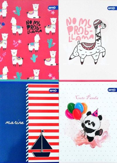 Тетрадка Spree Basic А5, 24 листа - тесни и широки редове