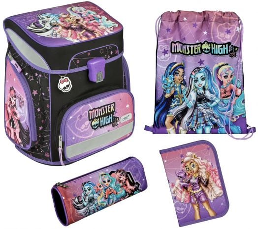 Комплект ученическа раница Undercover Monster High, ергономик