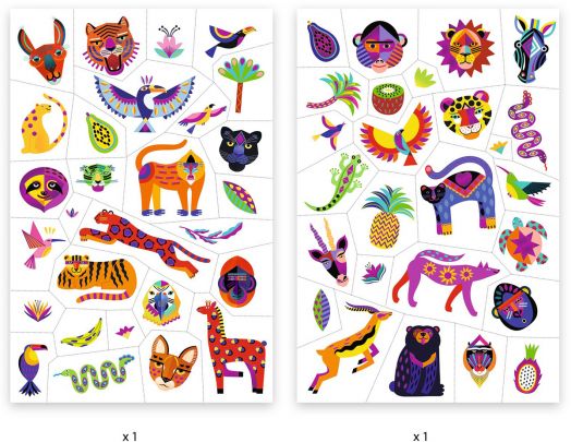 Детски татуировки Djeco - Wild Beauty