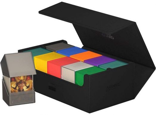 Кутия за карти Ultimate Guard ARKHIVE XENOSKIN - черна