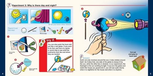 Игра с експерименти Thames & Kosmos: Звезди и планети