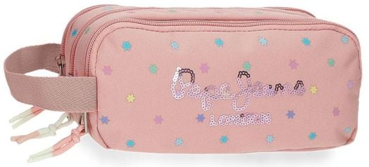 Несесер Pepe Jeans Carina с три отделения и ръкохватка