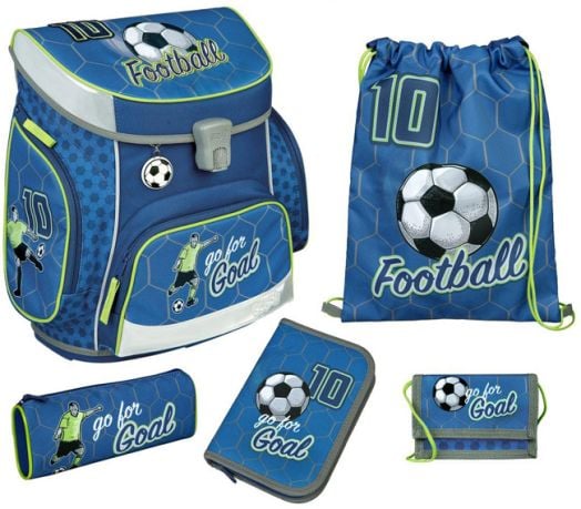 Комплект ученическа раница Футбол, ергономик