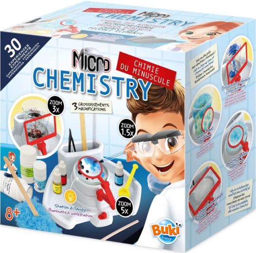 Научен комплект Buki - Микро химия, 30 експерименти
