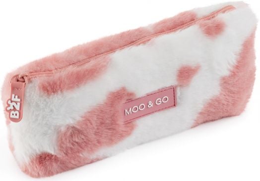 Плюшен несесер Miquelrius Back2Fun Moo & Go, розов