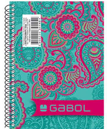 Тефтерче Gabol със спирала, B7, 80 листа