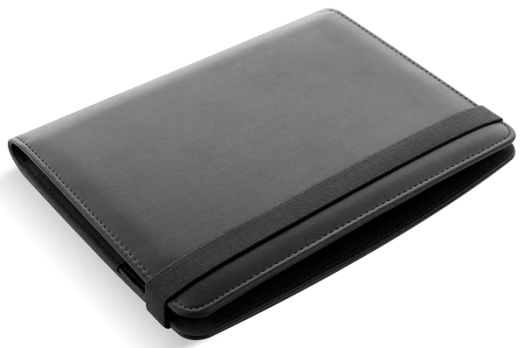 Черна папка Filofax Metropol X-Large Black с място за таблет