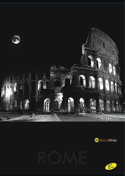 Тетрадка Cities By Night А4, 60 листа с широки редове