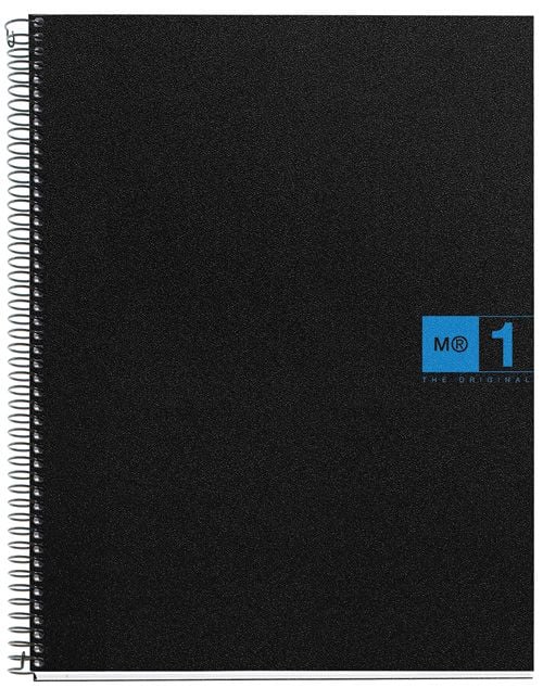 Тетрадка Miquelrius The Original Blue PP А4 със спирала, 80 листа на малки квадратчета