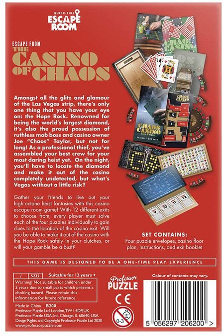 Игра Professor Puzzle: Escape from the Casino of Chaos