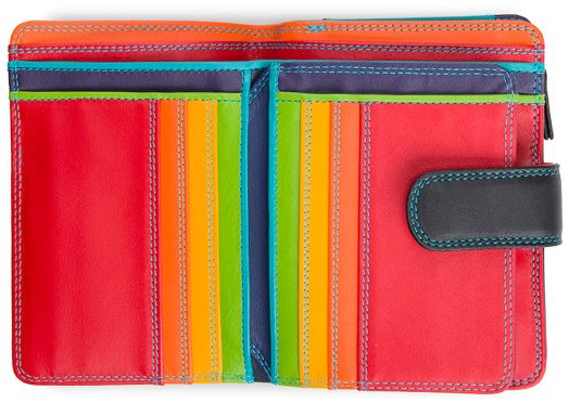 Дамски портфейл Mywalit Medium Snap Wallet Black Pace