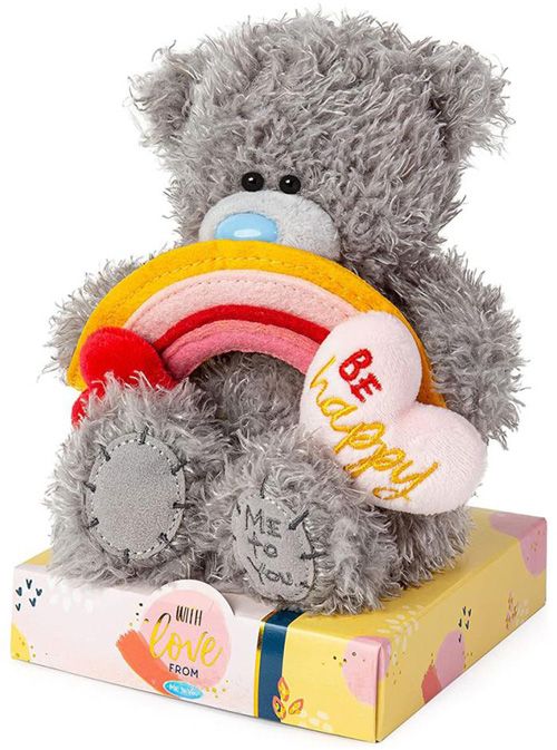 Плюшено мече Me To You с дъга - Be Happy