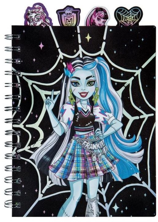 Тетрадка Undercover Monster High A5 с широки редове