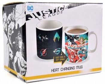 Чаша с термо ефект DC Comics Justice League
