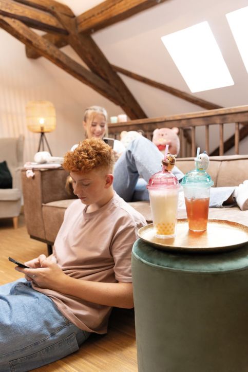 Плюшена играчка Nici Mymochi Minis - Тигър Tiggy, 5 см.