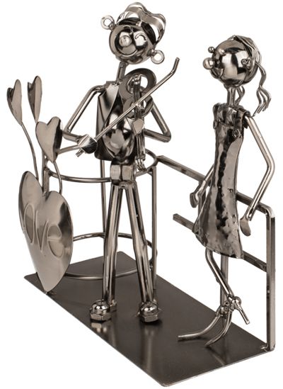 Метална поставка за вино - Lovers VI