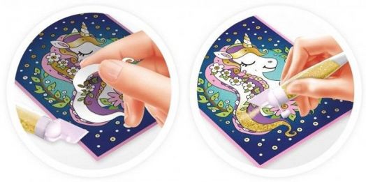 Направи сам блестящи картини Buki - Еднорози