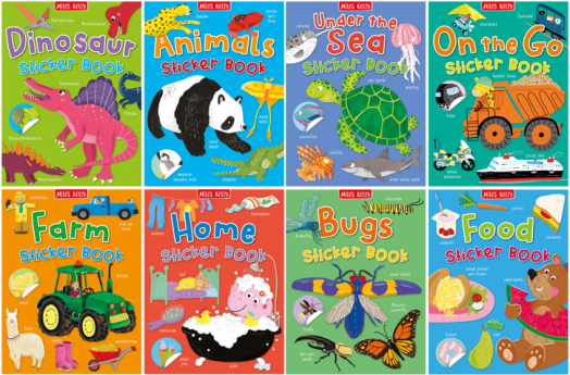 Sticker Activity 8 Books Collection Set