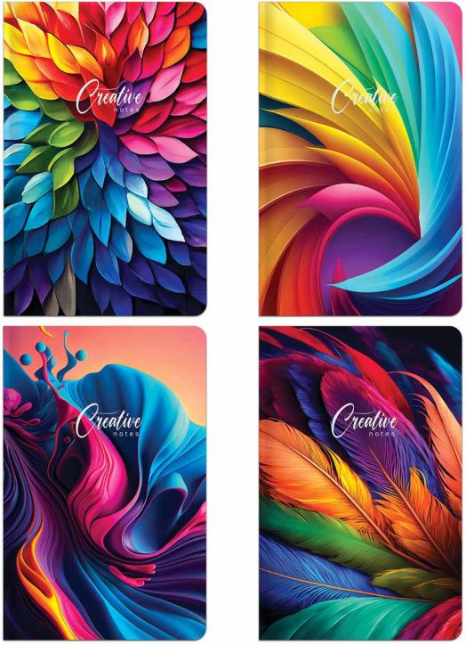 Тефтер Lastva Creative А6, 96 листа с широки редове